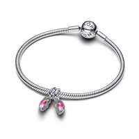 Charm Pandora Donna Animals and Pets in Argento Cristallo artificiale 794484C01 - 794484C01